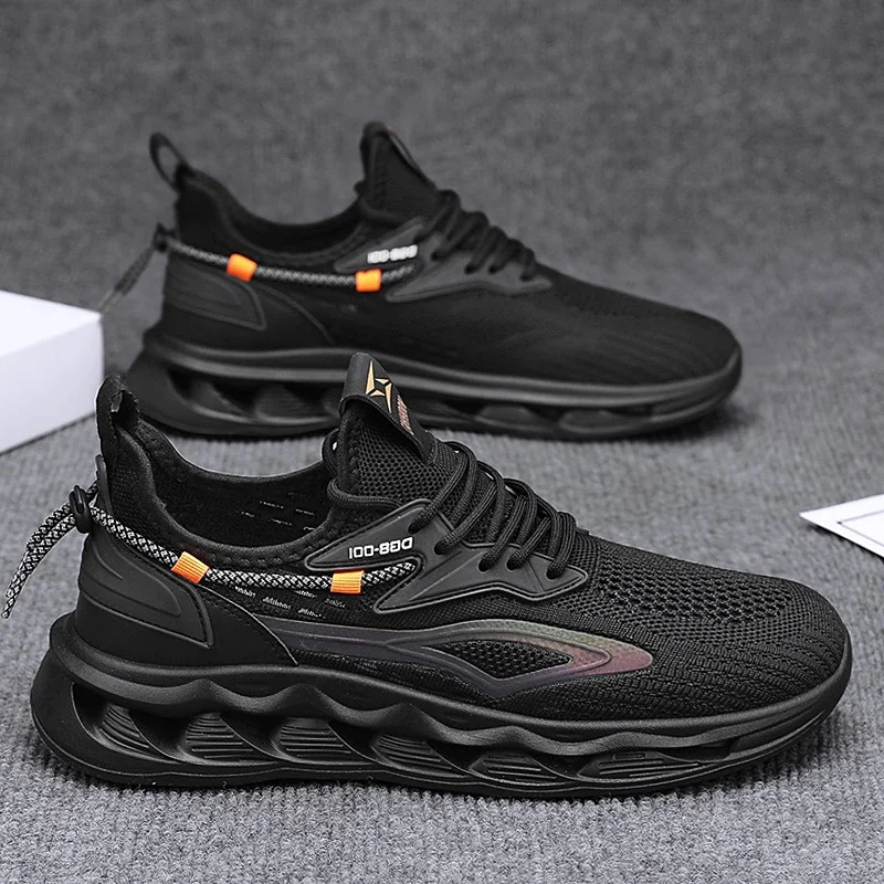 

Мужская обувь, повседневные кроссовки, нескользящие дышащие кроссовки с сеткой, теннисные уличные баскетбольные спортивные теннисные туфли, Zapatos De Hombre