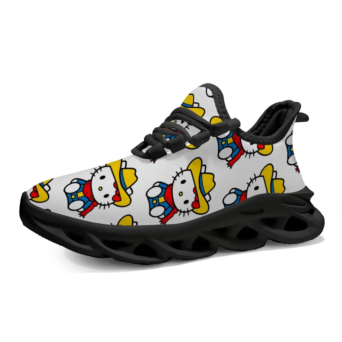

Мягкие кроссовки с героями мультфильмов на открытом воздухе Miniso Hello Kitty, кроссовки в стиле аниме, милые подарки для девочек, кроссовки принцессы Sportschuhe Kinder