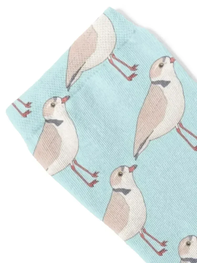 Piping Plover bird species watercolor art Socks new in's ankle Men Socks Luxury Brand Women's