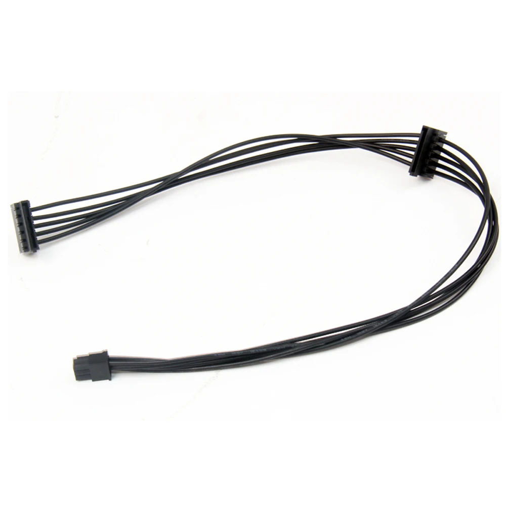 For Optical Drive Wire High Quality Power Cable Mini 6-Pin to Dual SATA SSD Cable for Dell Vostro 3070 3670 3967 3977 3980 18AWG