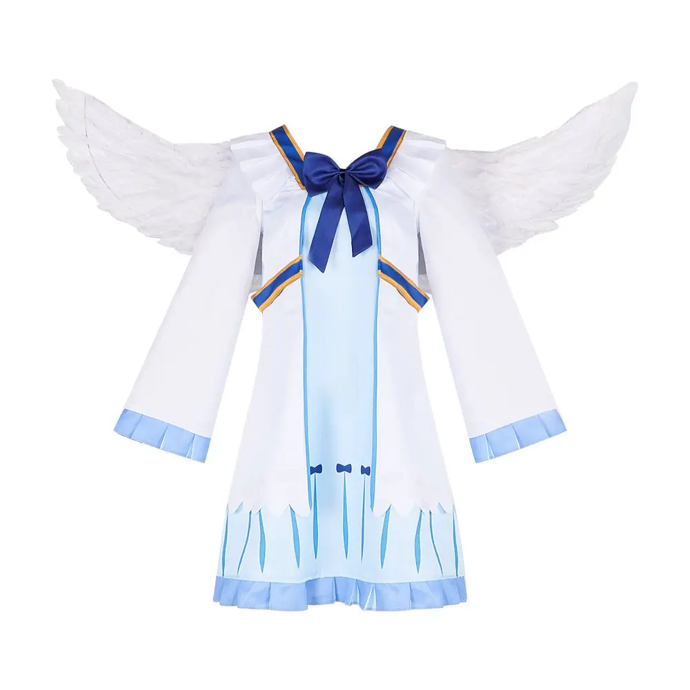 Shield Anime Cosplay Costume Women Filo JK Dress Angel Wings Role Play for Halloween Carnival Party Dress