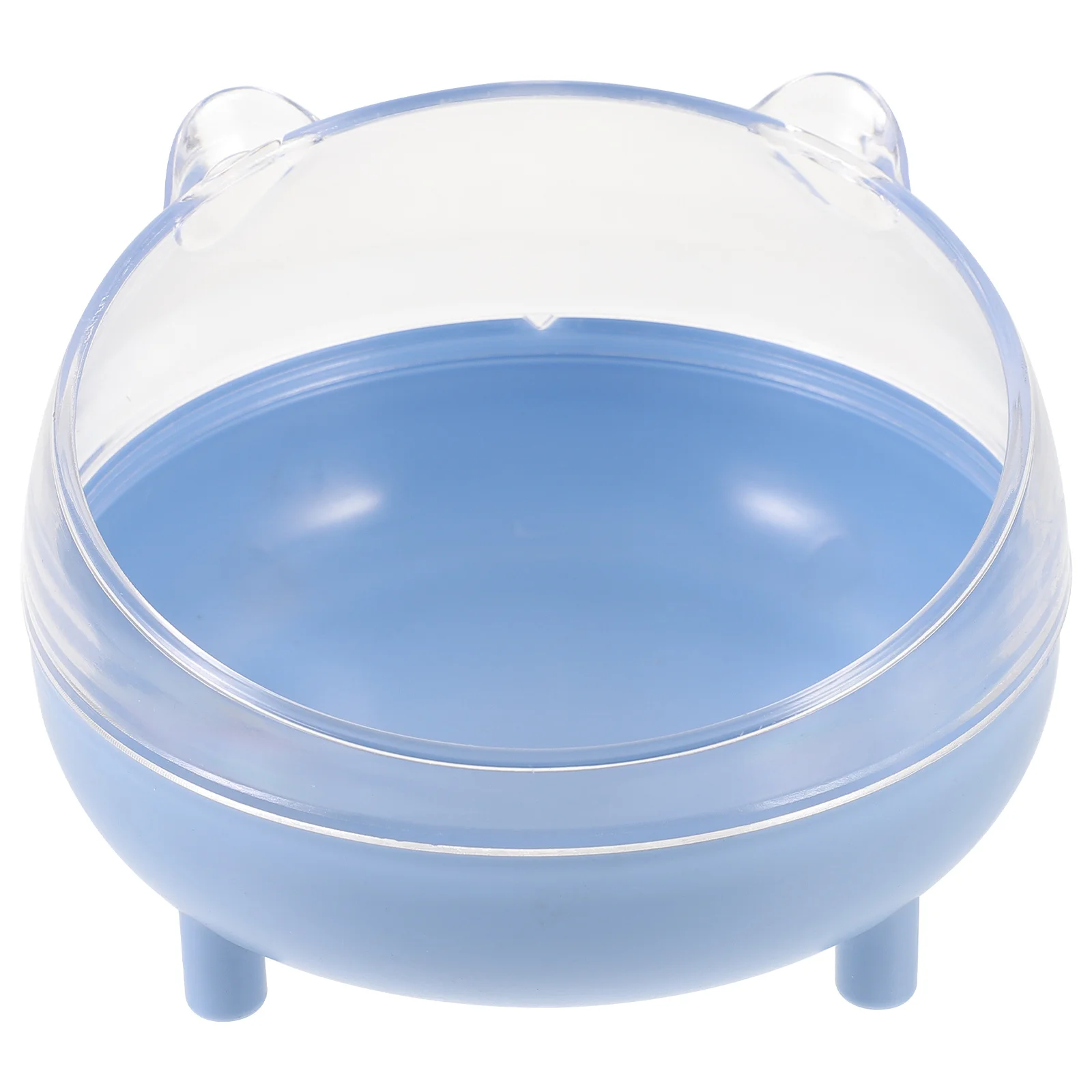 

Hamster Sand Bath Room Eco-Friendly Plastic Container Half-Close Transparent Lid Box Durable Portable Design for Home Outdoor