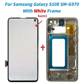 LCD displej AMOLED S10 G973 s rámečkem pro SAMSUNG Galaxy S10E SM-G970F G970 S10 Plus S10+ G975, dotyková obrazovka, digitalizátor, sestava 10 nejlepší prodej Displej Samsungu S10 - №3