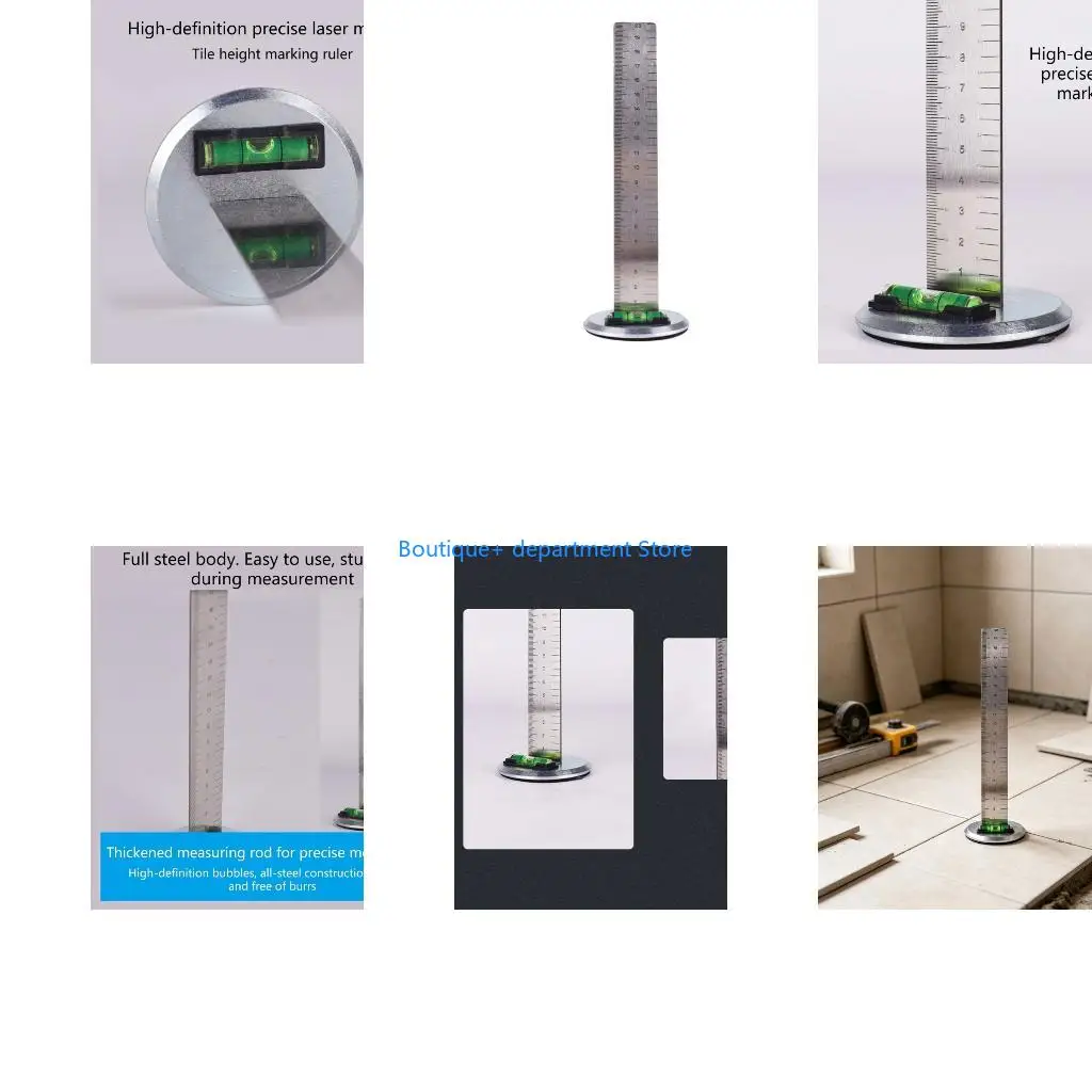 E1PD Equal Height Horizontals Positioning Ruler Tile Laying Horizontals Line Leveling