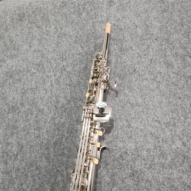 Made in France High Quality Soprano Saxophone nickel plating Mark VI B-flat Soprano Sax Mark VI Mouthpiece Reeds Neck