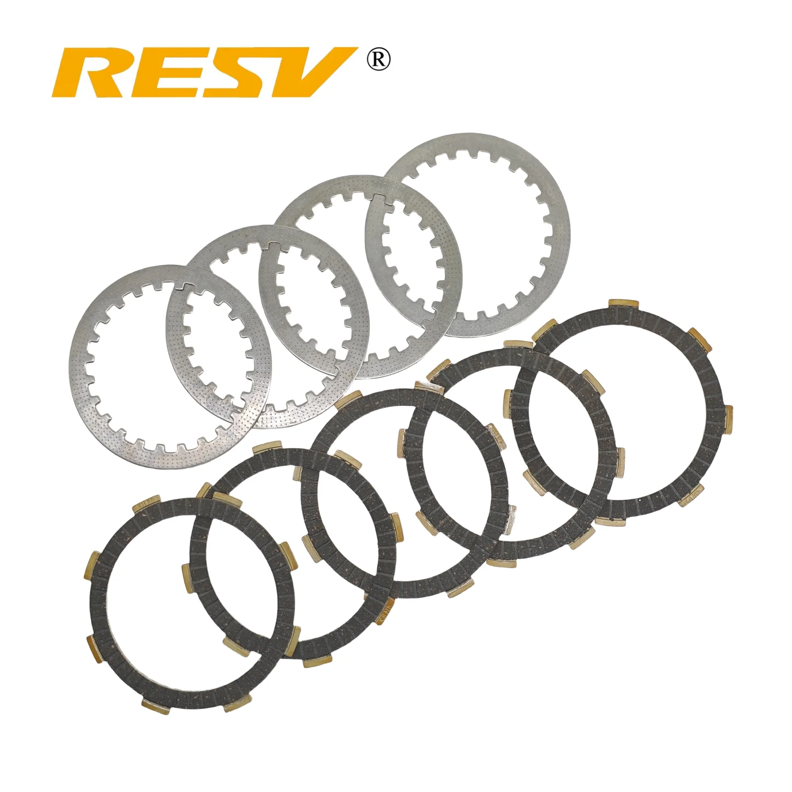 RESV for Honda XLR125 XR125L XL125 XL185 XL200R XR200 TL125 TL200 NX125 ATC200 XLR XL XR TL NX Clutch Friction Steel Plate Discs