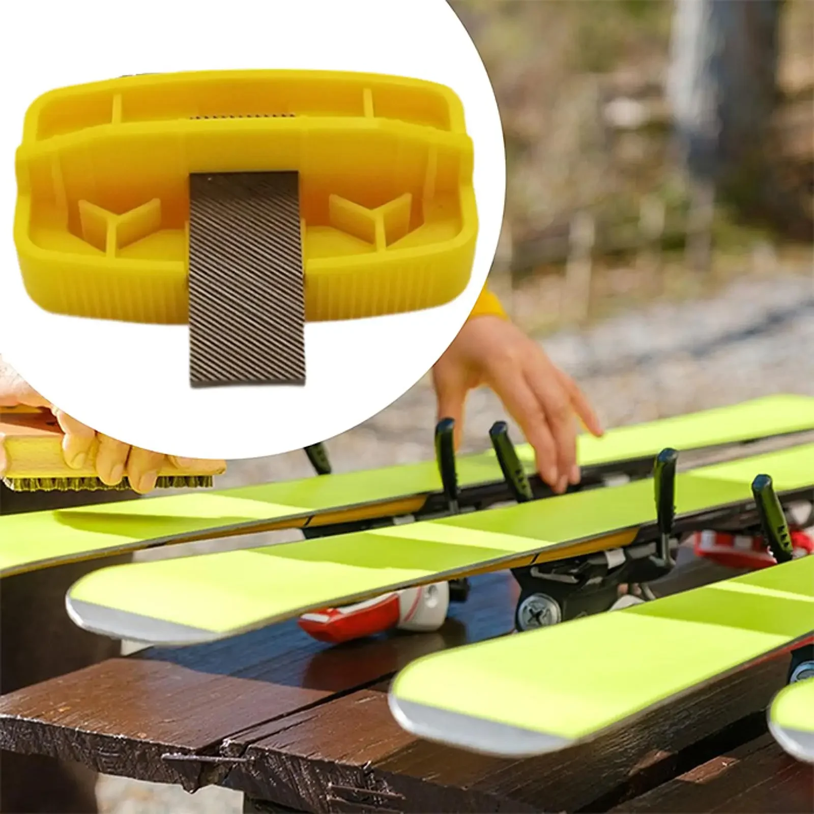 1 قطعة حافة على الجليد شطبة ضبط عدة التزلج حافة مبراة ، الانتهازي موالف أداة إصلاح تزلج شحذ أداة الجانب أداة زاوية التزلج