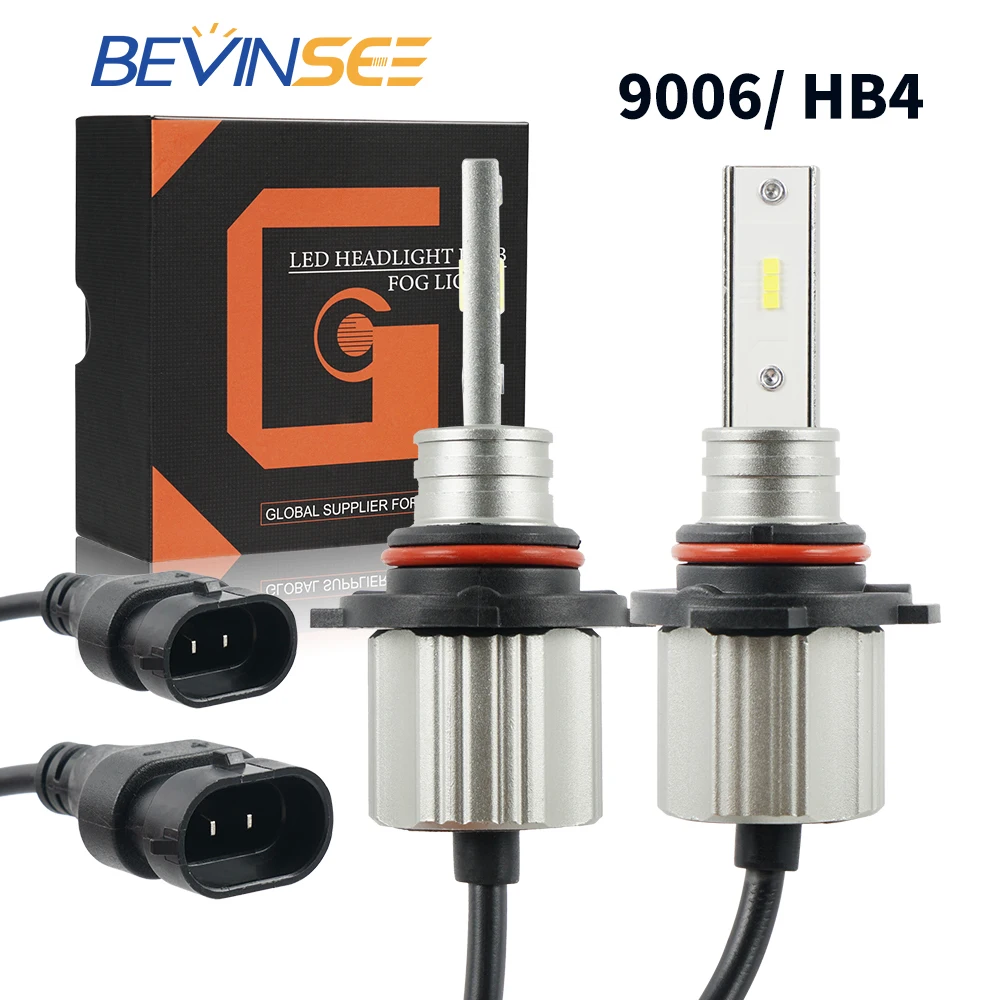 

Bevinsee 2x 9006 HB4 LED Fog Light Bulbs 40W 3000LM For BMW E39 E46 For Toyota Corolla For Mercedes CL203 W203 For Hyundai Coupe