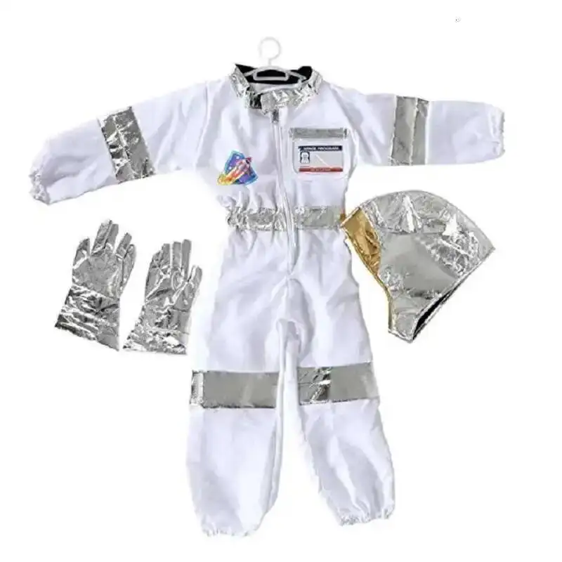 Traje de fiesta de astronauta para niños, disfraz de carnaval de halloween, cosplay, vestido completo, bola de cohete, espacio tierno