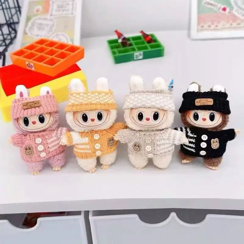 

Mini Plush Doll Clothes Outfit Accessories for 17cm Labubu V1 V2 and Multiple Series - The Perfect Attire for Your Doll