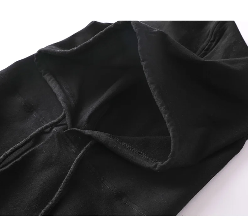 Sturmhaube aus 100er Baumwolle, weich, leicht, dünn, selbsthaubend, mit Kapuze, Sommermütze, Damen, vier Jahreszeiten, Herren, Schlafmütze, Laufen, Streetwear – Detail 19