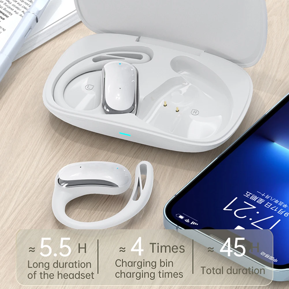

150-язычные наушники-переводчики, Bluetooth-совместимые наушники-переводчики 5.4, устройство перевода языка для путешествий и бизнеса