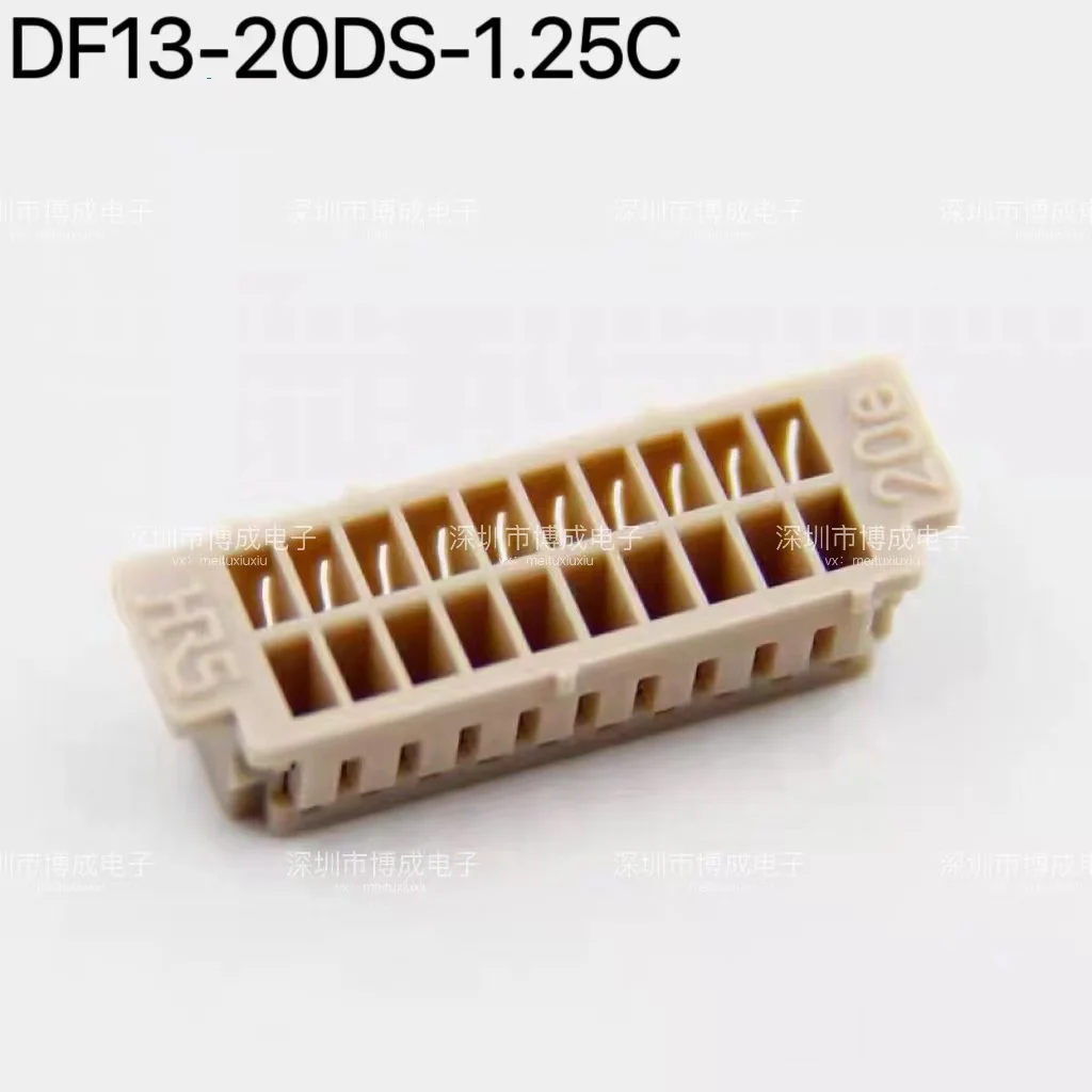 10PCS  Plastic housing connector, original, DF13-20DS-1.25C, 20P, 1.25 MM, DF13-10DS-1.25C  DF13-30DS-1.25C