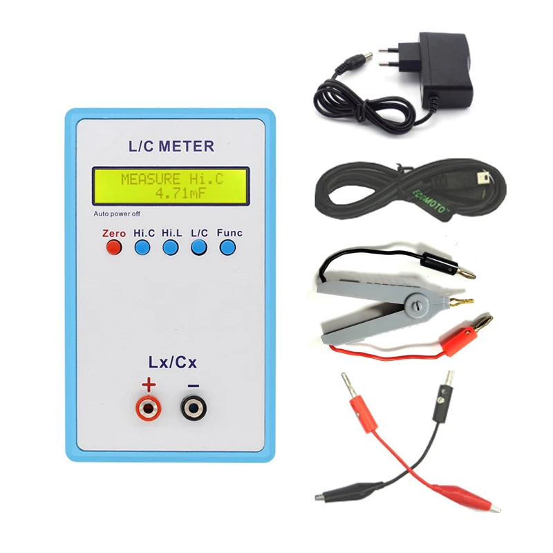 JUNTEK LC-200A déterminer InEvent& puzzles itor LCD numérique puzzles itance Inductance mètre LC mètre 1pF-100mF 1uH-100H