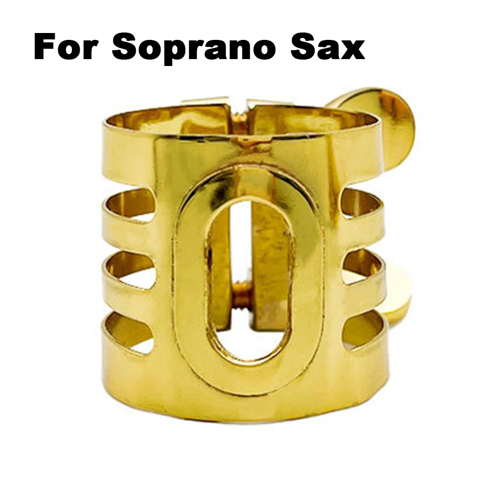 Saxophone Ligature Clamp for Soprano Alto Tenor Sax Clarinet Mouthpiece Enhanced Sound Quality Solid Construction