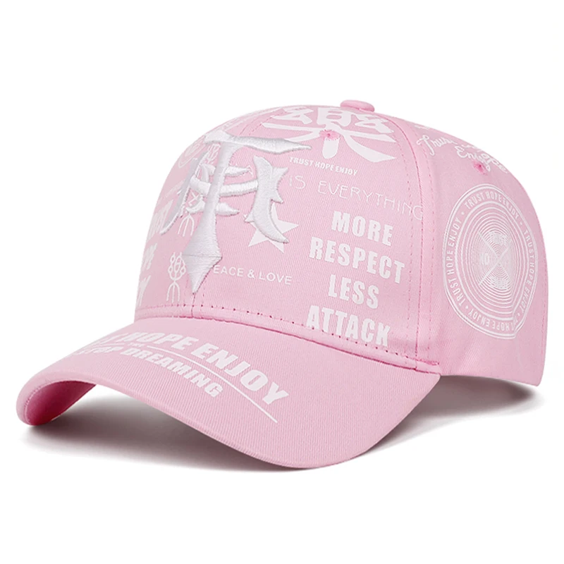 2026 Modische und Personalisierte Neue Baseball-Kappe T Graffiti-Stickerei Hip-Hop-Mütze Tägliche Freizeit-Sonnenschutzkappe Unisex Flachrand-Kappe – Detail 17