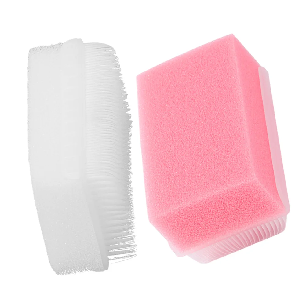 2 Pcs Sensory Training Device Brush Children for Autism Kids Wilbarger Therapy Body Sponge