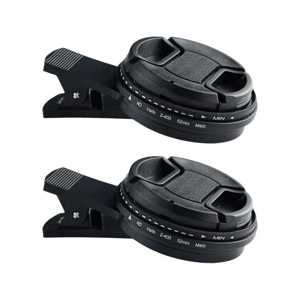 

Adjustable Density Filter For Cell Phone Lens Clip-on ND 2-400 Filter 37mm Detachable Density For Camera Lens Accessories