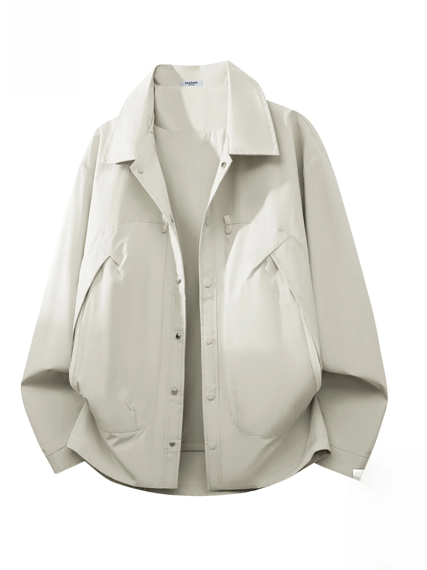 

PaulFrank Leisure Faion Collar Jaet Men's Spring New American Deconstructed Workwear Coat Large Mouth Monkey Polyester Fiber