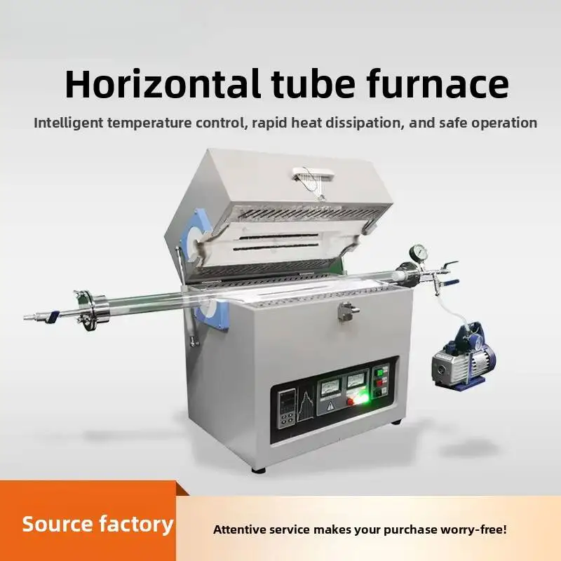 

Лабораторная высокотемпературная электрическая печь открытого типа с горизонтальной камерой для экспериментов в атмосфере