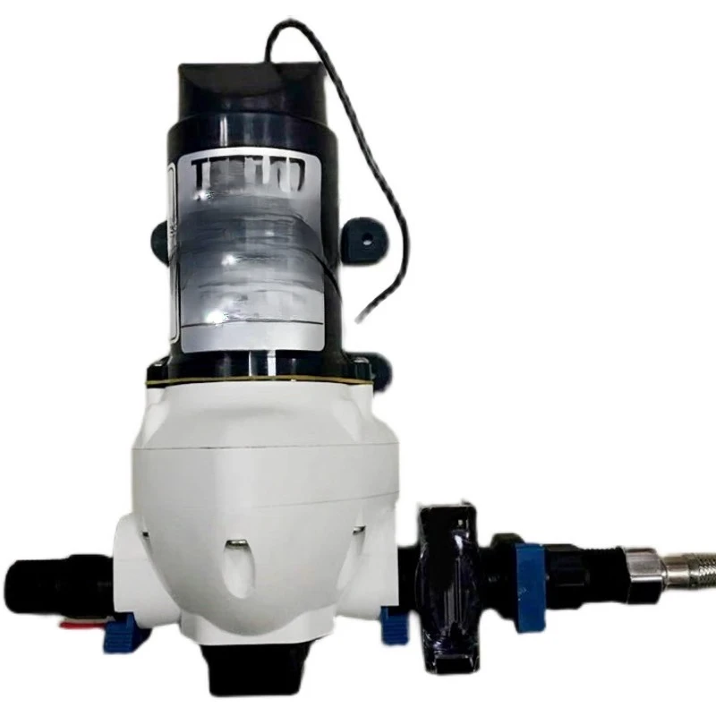 

Enter the RV lathe car, modify the waterway high pressure water pump, yacht 12V electric diaphragm pump