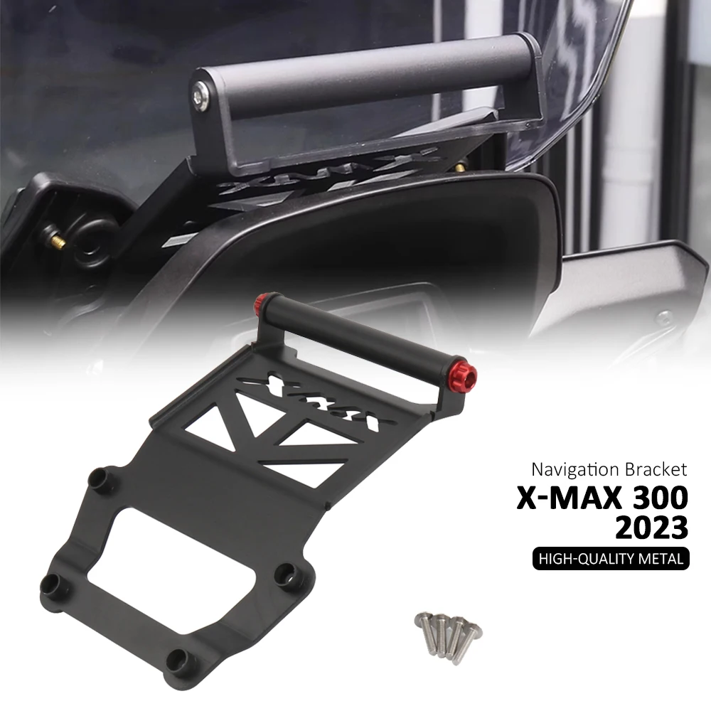 X-MAX 300 2023 Motorcycle Accessories GPS Navigation Bracket Supporter Holder For Yamaha X-Max 300 X-MAX300 XMAX 300 XMAX300