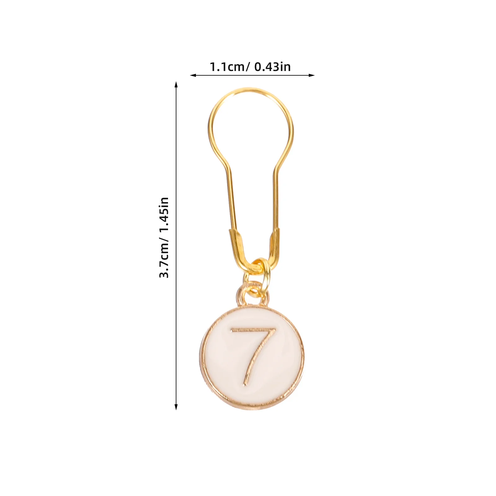 10 قطعة علامات الغرز المعدنية الدائرية سبائك الزنك الحياكة علامات DIY بها بنفسك المشاريع الحرفية سهلة الاستخدام مجموعة أقلام متماسكة