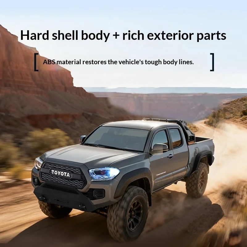 Fms 1/24 Rc Crawler Toyota Tacoma Licensed Simulation Off Road Truck Fcx24m Abs Hard Shell Remote Control Vehicle For Adults