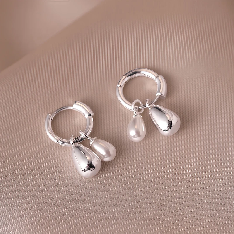 GANPUP Niedliche Perlen-Ohrhänger für Damen, Modischer Ohrschmuck, Accessoires, Geschenk für Party und Urlaub – Detail 8
