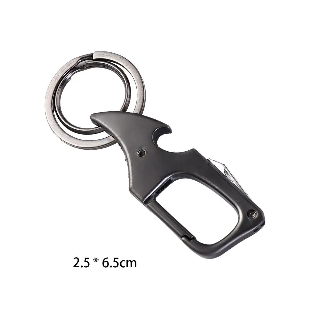 Bottle Opener Foldable Mini Foldable Keychain Metal Mini Bottle Opener with Keyrings 2 in 1 Classic Car Keychain Boy Gifts