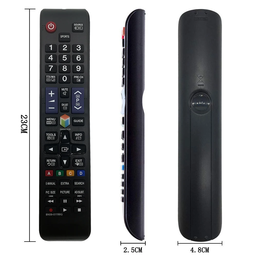 New Replacement Remote Control Suitable for Samsung Aa59-00582A Aa59-00581A Aa59-00594A 01198Q/C Tv 3D Smart Player