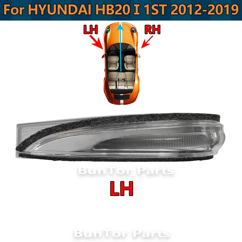 Wing Mirror Lamp For HYUNDAI HB20 HB 1st Generation 2012 2013 2014-2019 Side Rearview Mirror Turn Signal Light/87614/24-1S000