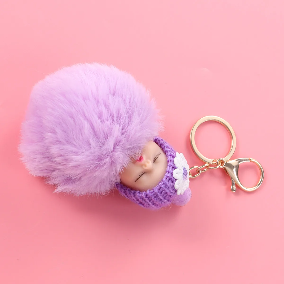 

Cartoon Keychain Soft Key Ring Pendant Car Bag Decoration Cute Birthday Christmas Gift Accessories