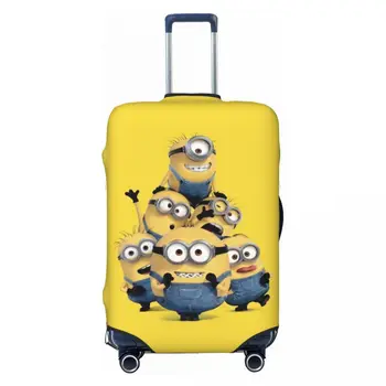 Housse de valise Minions personnalisée, housse de protection lavable pour bagages de 18 à 32 pouces