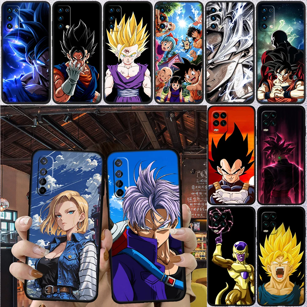 Dragon Ball Super Phone Case for Samsung Galaxy Note 10 20 S23 S24 S25 Ultra FE Plus Edge Lite A02S A35 A07 A17