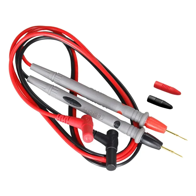 Measuring Probe Wire Extra Pointed Probe Fine Pointed 1000V 20A Gold Plated Copper Needle Probe Multimeter