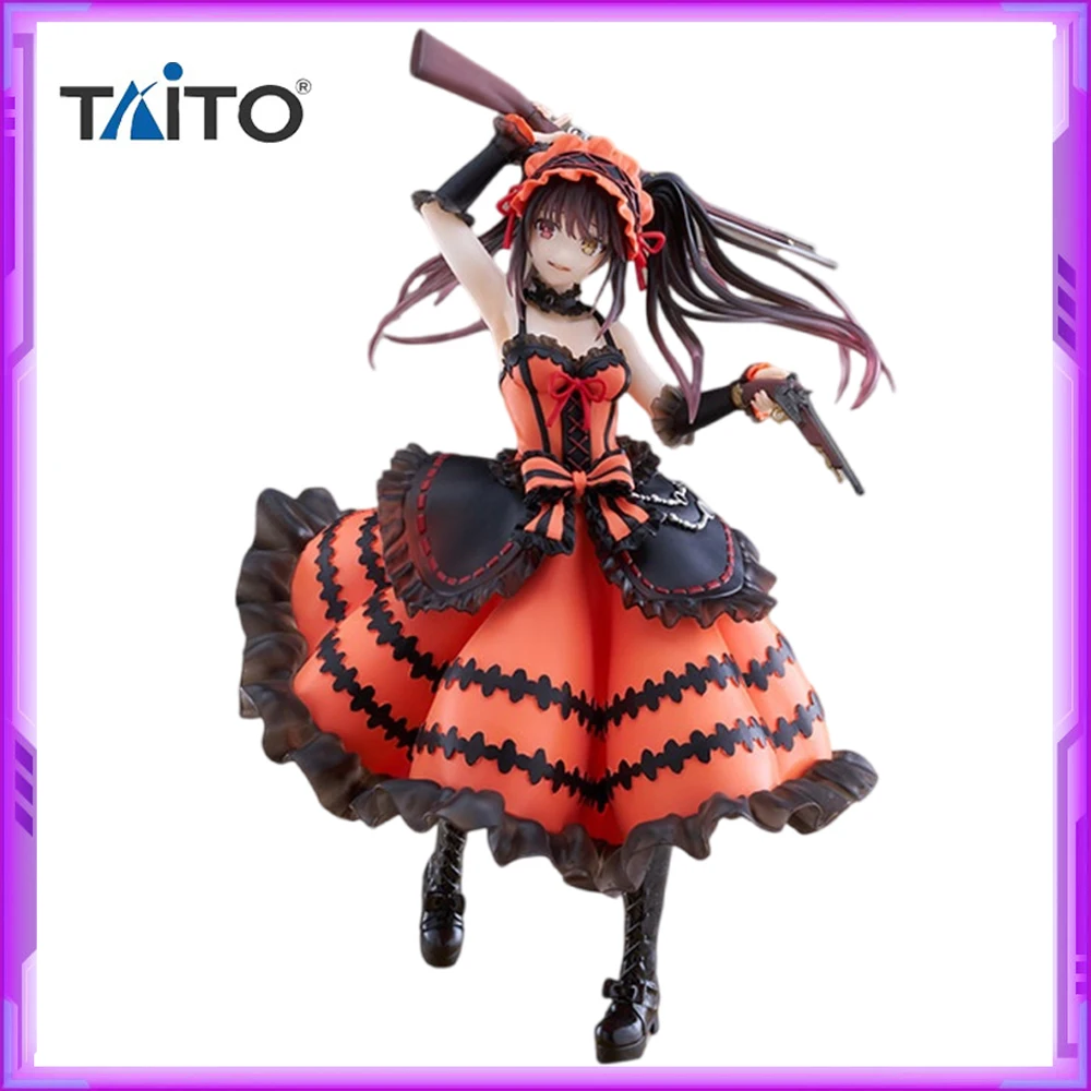 Original TAITO AMP DATE A LIVE Tokisaki Kurumi PVC Anime Figures Action Figure Model Toys Christmas Gifts