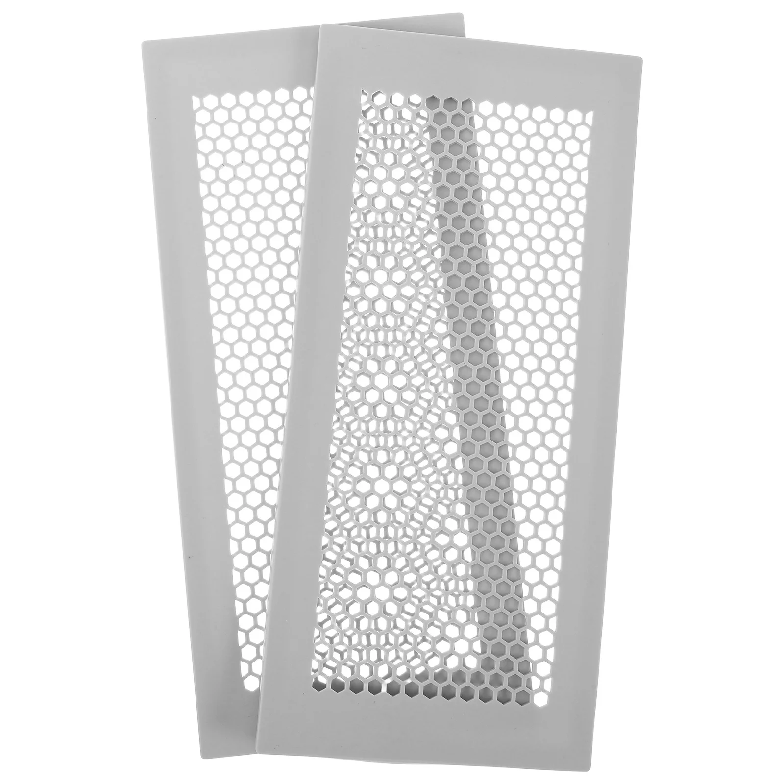 

2Pcs 4x10 Floor Vent Cover Silicone Anti Clog Mesh Screen for Ac Heater Register Honeycomb Airflow Grille Mobile Home Basement