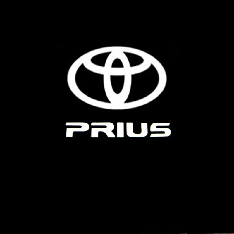 

2Pcs HD Lamp Car Door Welcome Lights Laser Projector Logo Wireless Sensing for Toyota Prius 2005--Now Wish TUNDRA Previa Prius