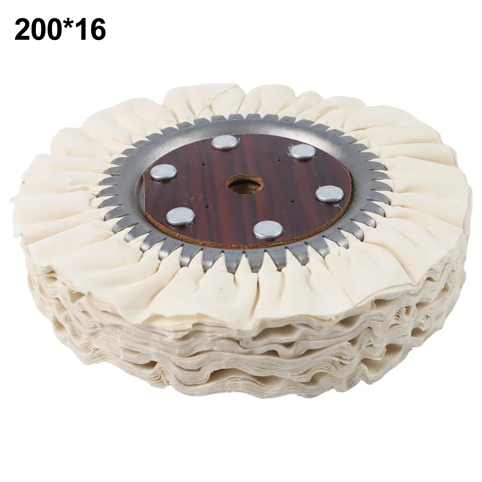 Outil de polissage abrasif, roue anti-plumes de 200mm pour projets de bricolage, machines automatiques, polissage de bijoux Compatible