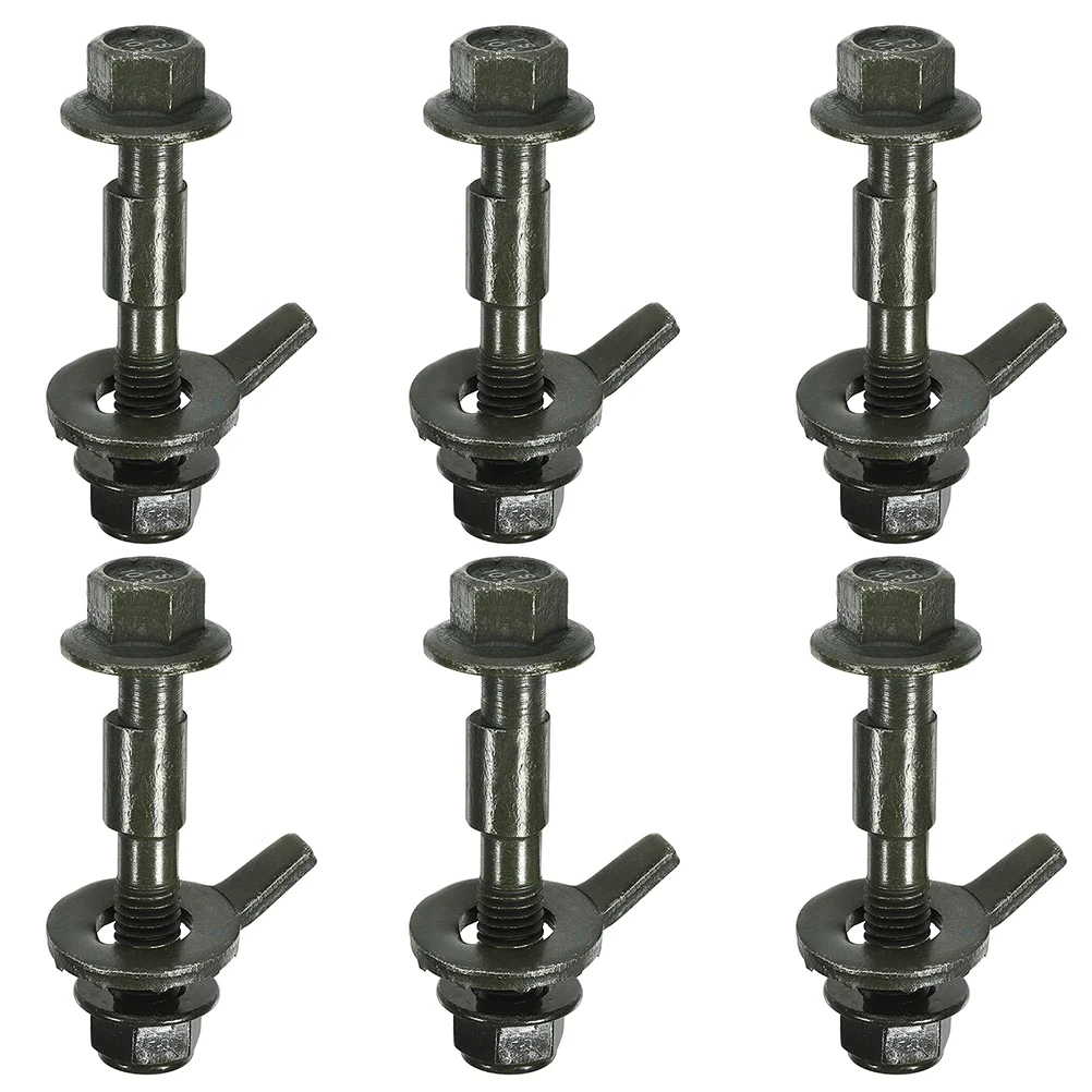 

6 Pcs Vehicle Cam Bolt Camber Adjusting Correction Alignment for Vehicles Wheel Van