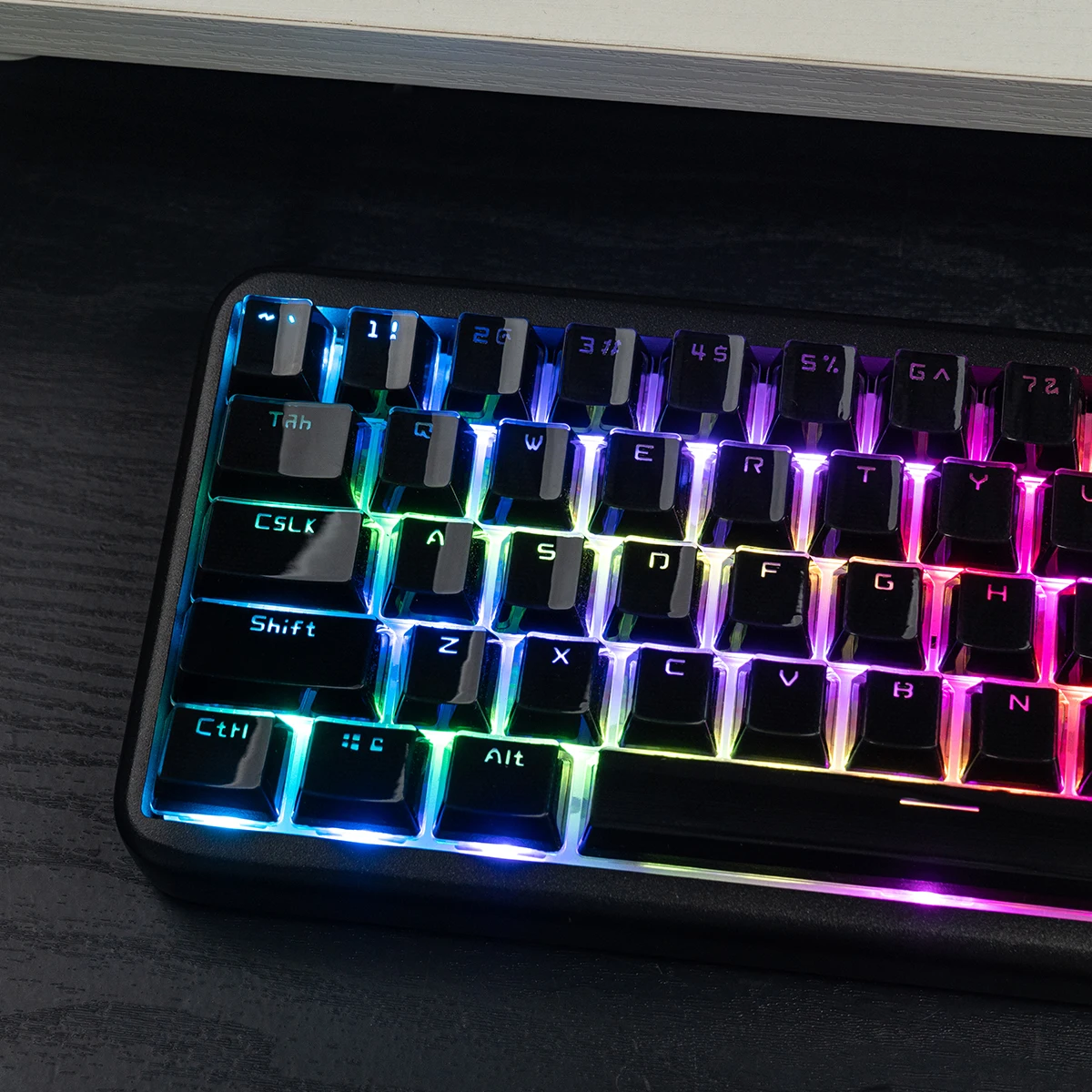 Mad 60he Mad 68he Ace68 Crystal Theme Keycaps134Keys Or 106Keys ABS OEM Profile Keycaps For Wooting 60he Aula Hero 68he Keyboard