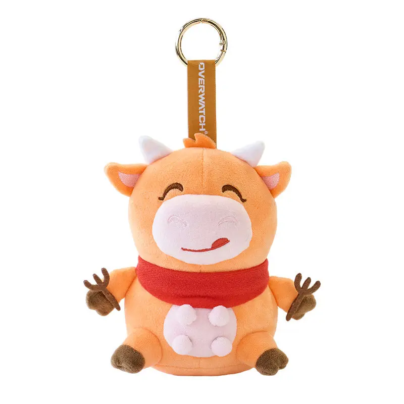 Official Blizzard Anniversary Plush Keychain D.Va Kiriko Mercy Ana Genji Juno Soft Bag Pendant Collectible Gift Souvenir Present view 6
