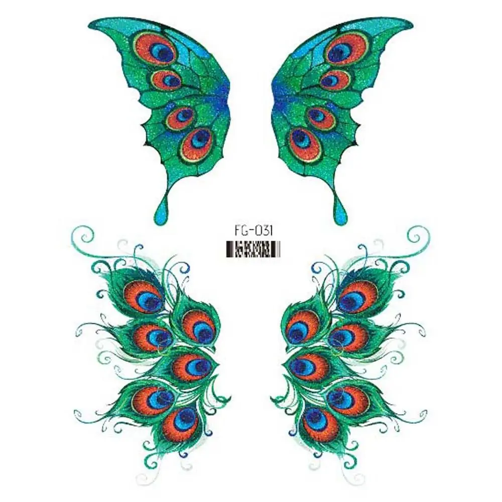 

Arm Foot Wrist Neck Moon Thigh Face Temporary Tattoos Flowers Tattoo Stickers Wings Fake Tattoo Butterfly Tattoo Stickers