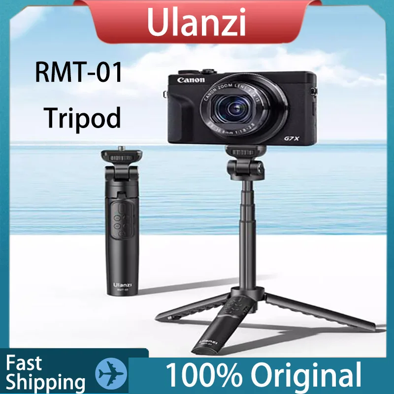 

Ulanzi RMT-01 Tripod Wireless Bluetooth Anti Shake Tripods 165-184mm Portable Stand For Mobile Phone Camera Sony Canon Nikon
