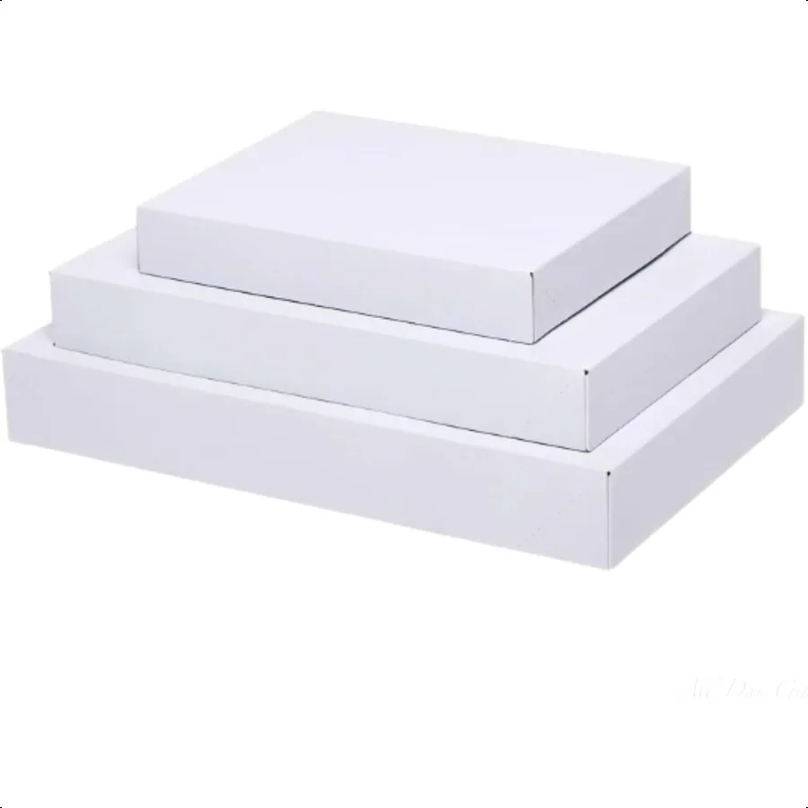 12Pack White Gift Boxes with Lids MultiPack Gift Wrap Boxes for Clothes Apparel Christmas and Birthdays Assorted Sizes