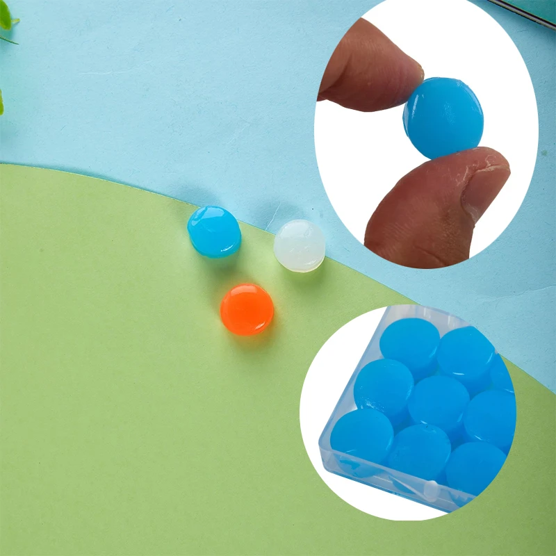 12PCS Silicone Ear Plug Reusable Silicone Wax Earplugs Swimming Moldable Earplugs Noise Reduction Cancelling Sleeping Protection