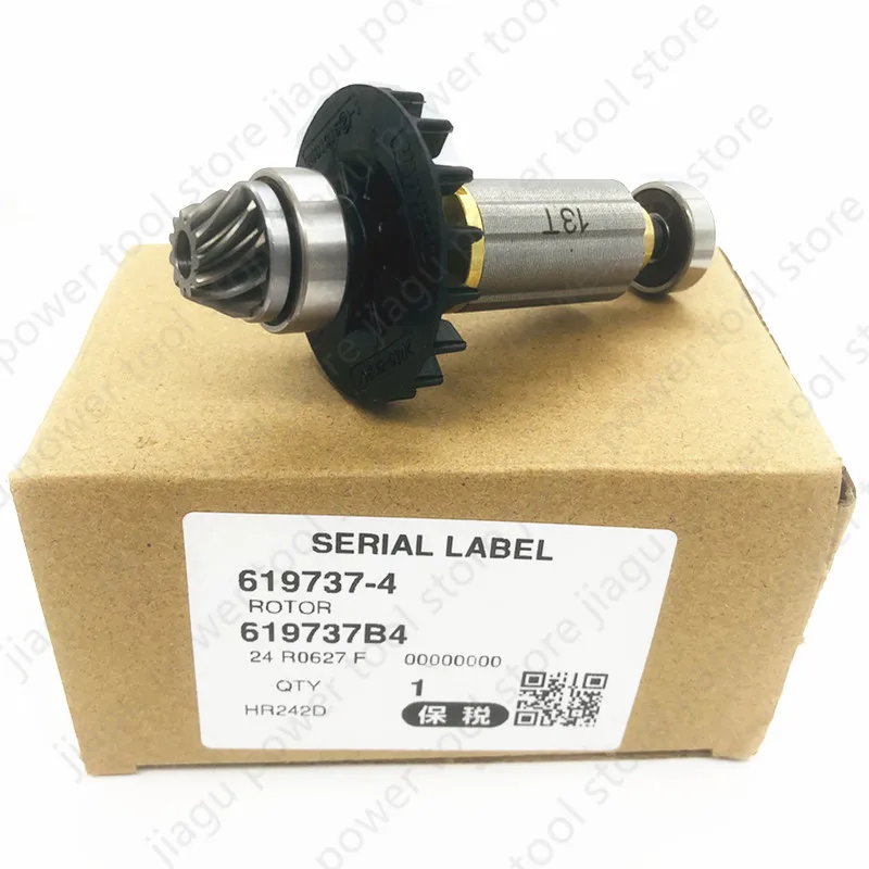 

Ротор (якорь) 619737-4, замена для MAKITA BHR243, DHR243, DHR242Z, HR243D, BHR242/Z, DHR242, DHR243RMJV, DHR243RMJ, DHR242RMJ, 619293-4
