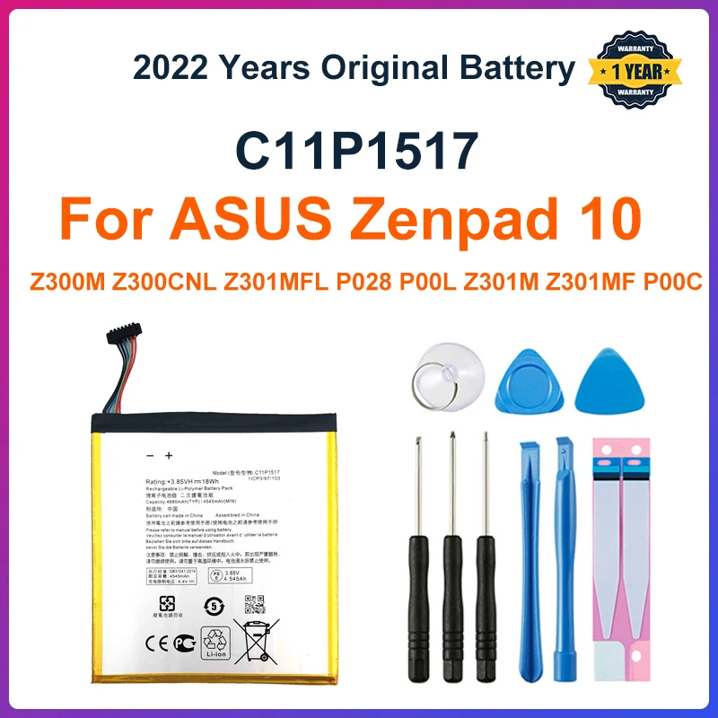 New High Quality 4680mAh Battery c11p1517 For ASUS Zenpad 10 Z300M Z300CNL Z301MFL P028 P00L Z301M Z301MF P00C Phone Batteries