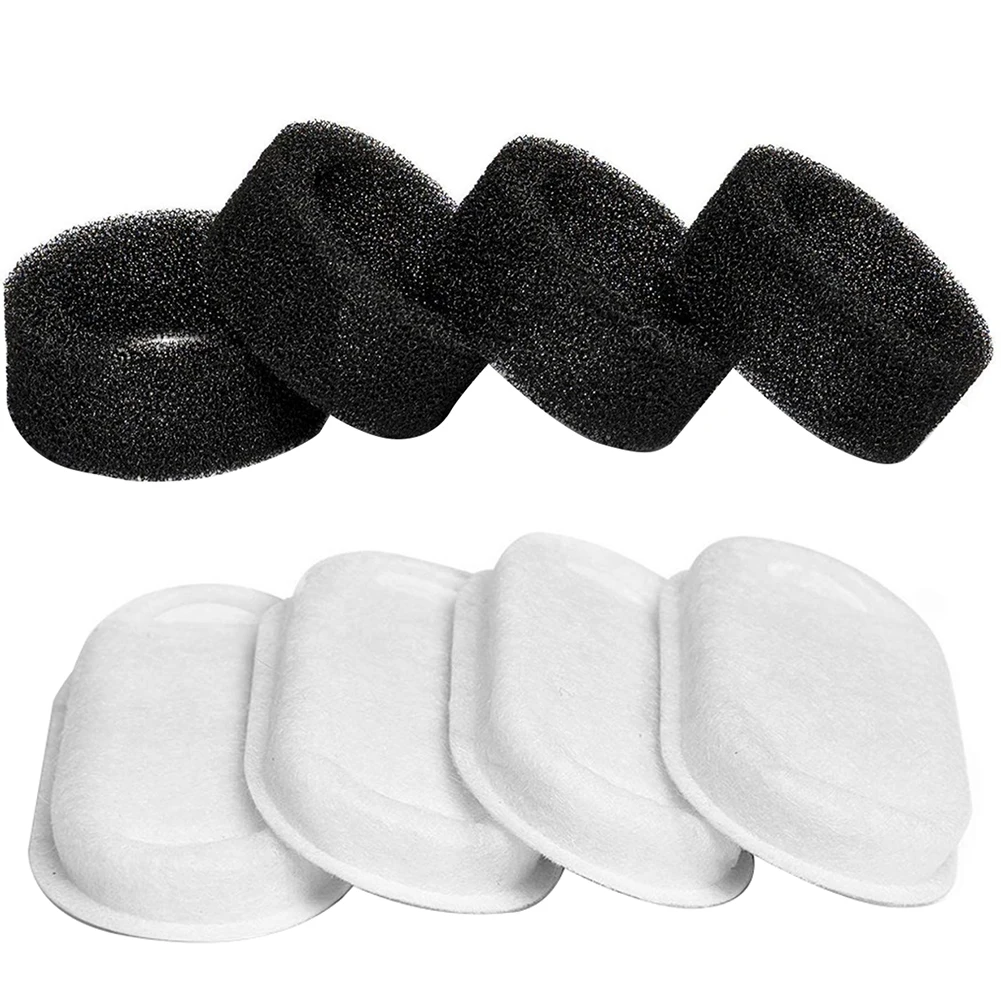 4/8Pcs Cat Water Fountain Filters Cat Fountain Replacement Filters Cat Fountain Filters Dog Water Bowl Filters Pet Supplies